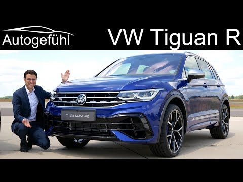 first-ever VW Tiguan R vs Tiguan R-Line Facelift 2021 2020 Exterior Interior PREVIEW