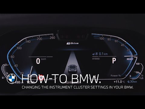 How to change the instrument cluster settings in your BMW – BMW How-To