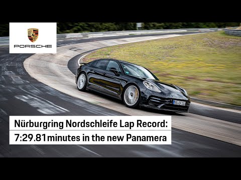 New Panamera achieves lap record on the Nürburgring Nordschleife