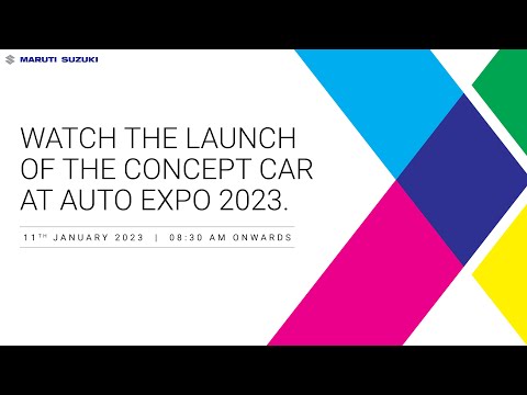 The live unveiling of the concept car at Auto Expo 2023