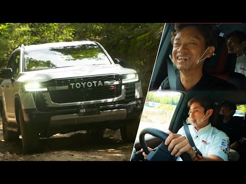 How the New Land Cruiser Got its Drive (Test drive in off-road driving course)