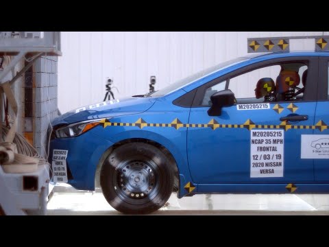 2020 Nissan Versa Crash Tests [ALL: Front, Side, Side-Pole[