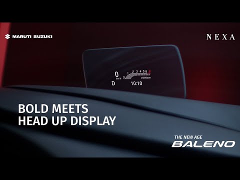 The New Age Baleno with Head Up Display