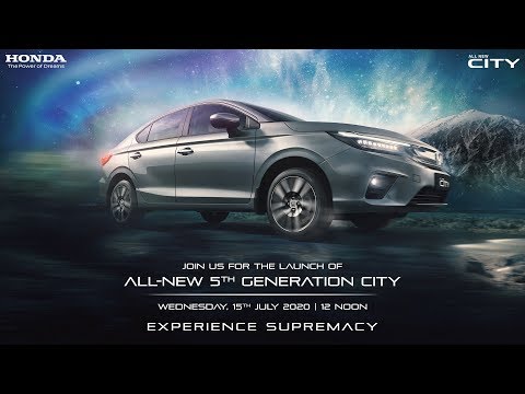 All-New 5th Generation Honda City | Experience Supremacy | Digital Launch | July 15, 2020