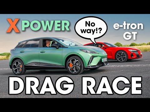 NEW MG4 XPower review – plus DRAG RACE against Audi e-tron GT! | What Car?