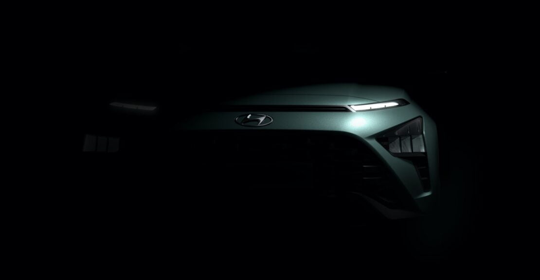 Hyundai Bayon teaser: Aún entre sombras, así se vera el futuro SUV compacto de Hyundai