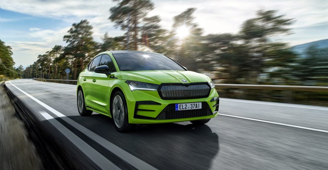 Skoda Enyaq Coupé iV RS: Exterior