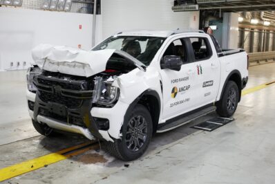 Ford Ranger: Prueba de choque