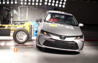 Prueba de choque del Toyota Corolla brasileño