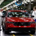 Honda Accord en la línea de ensamblaje