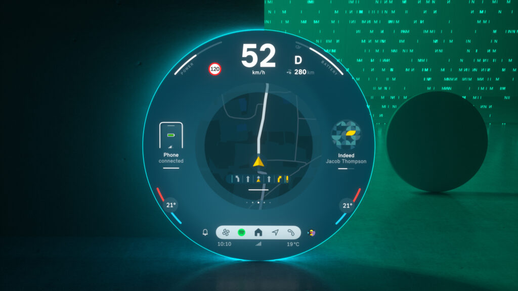 La pantalla OLED redonda y el Sistema Operativo MINI 9