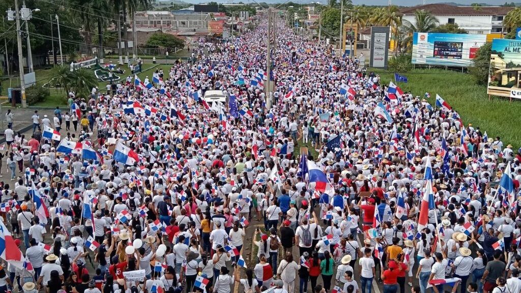 Protesta en Santiago de Veraguas