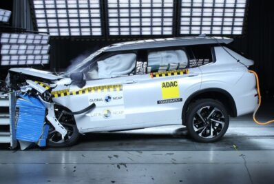 Mitsubishi Outlander PHEV: Prueba de choque