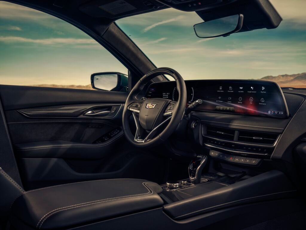 El nuevo Cadillac CT5-V: Interior