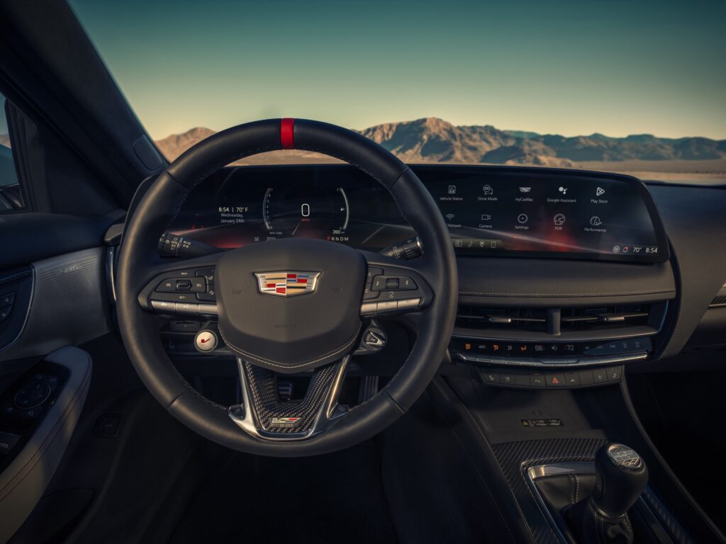 El nuevo Cadillac CT5-V Blackwing: Interior