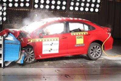 El Corolla Sedán pierde una estrella en Latin NCAP