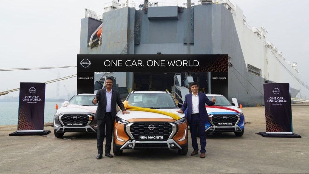 Iniciaron las exportaciones del Nissan Magnite desde India