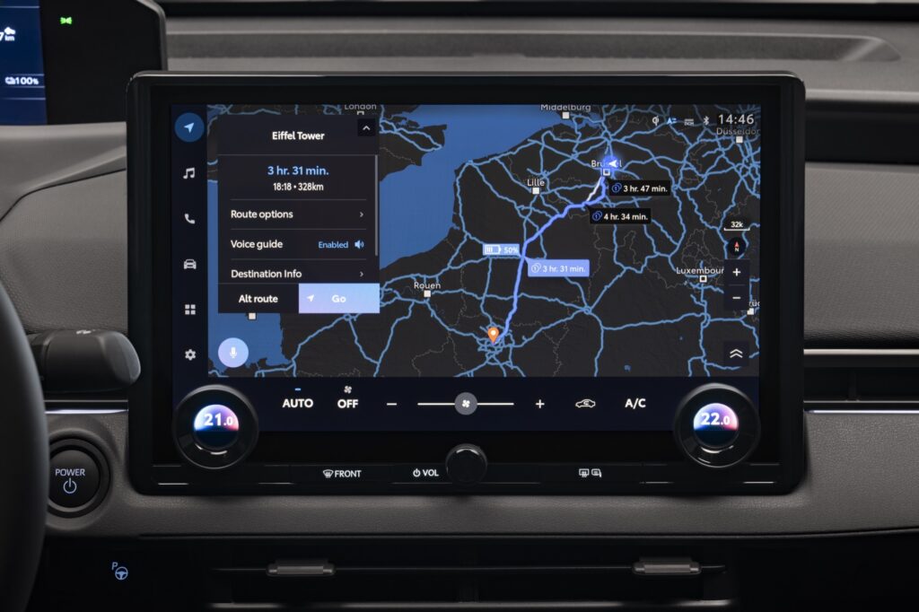 El nuevo Toyota bZ4X: Interior