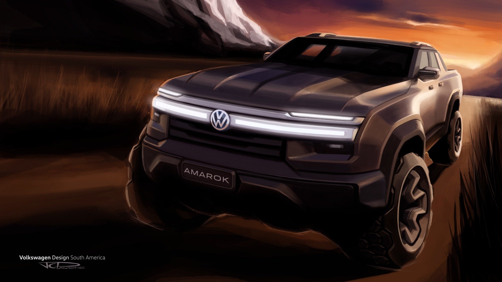 Primer teaser de la nueva VW Amarok
