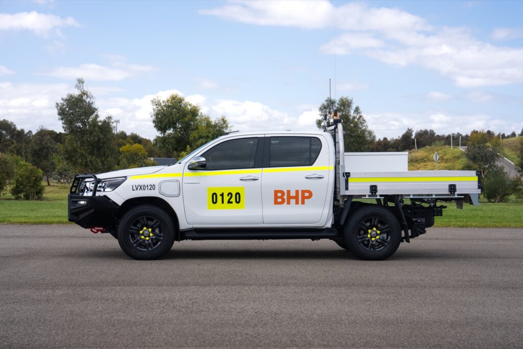 Prototipo de Hilux eléctrica de doble cabina