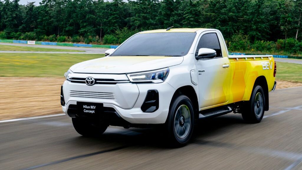 Prototipo de Toyota Hilux Eléctrica: Exterior