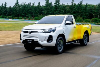 Prototipo de Toyota Hilux Eléctrica: Exterior
